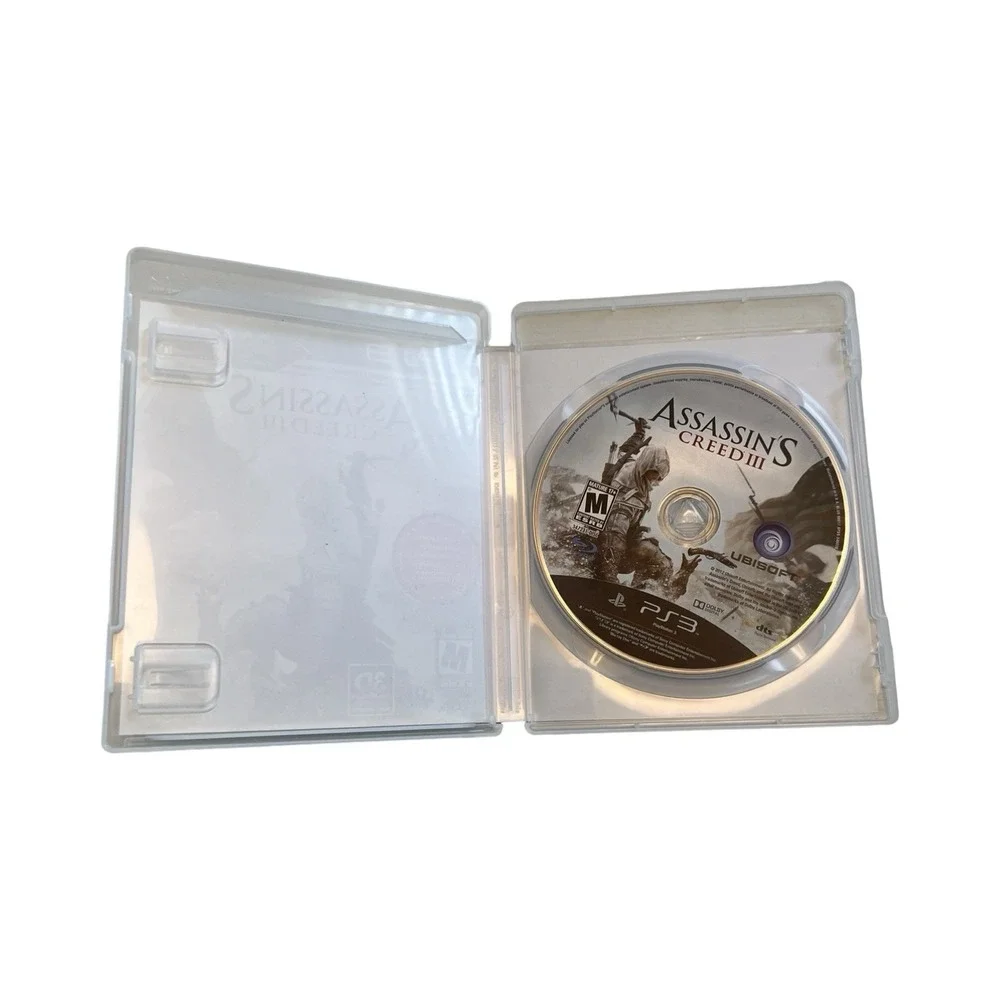 Assassins Creed III 3 Sony PlayStation 3 PS3 Game Ubisoft Exclusive Content 2012